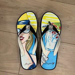Brighton Women's Graphic Flip Flops